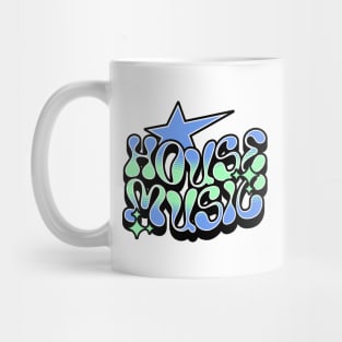 HOUSE MUSIC - Y2K Steez (blue/mint) Mug